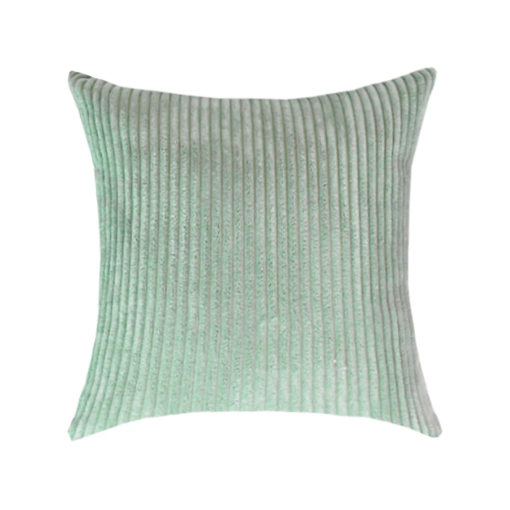 Striped Corduroy Fabric Solid Color Cushion Cover 45/50/60CM Sofa Bed Decoration Classic Simple Pillowcase NPCJC-C