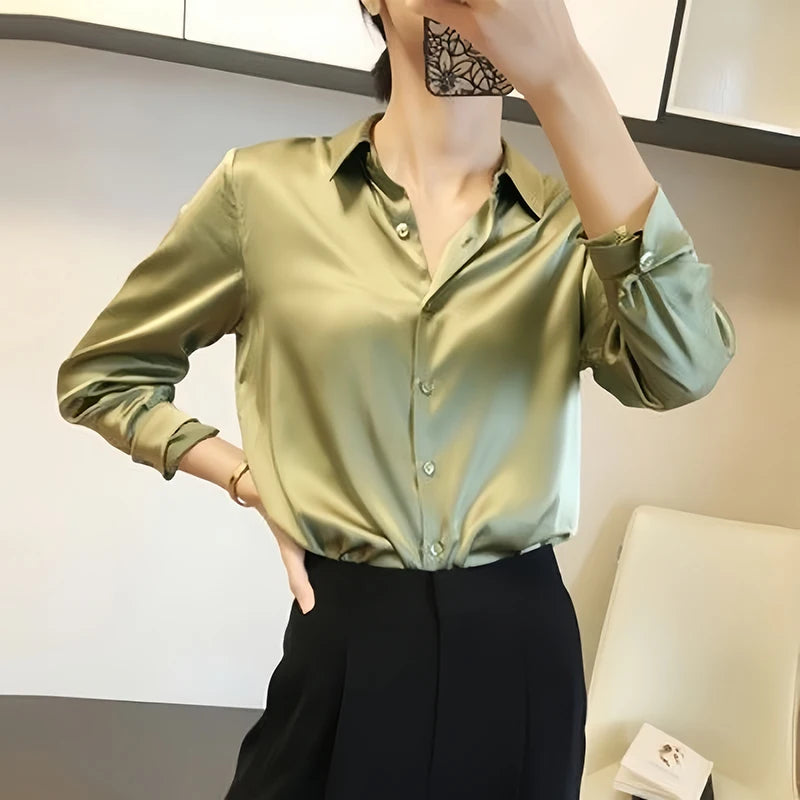 Everyday Satin Elegance Shirt