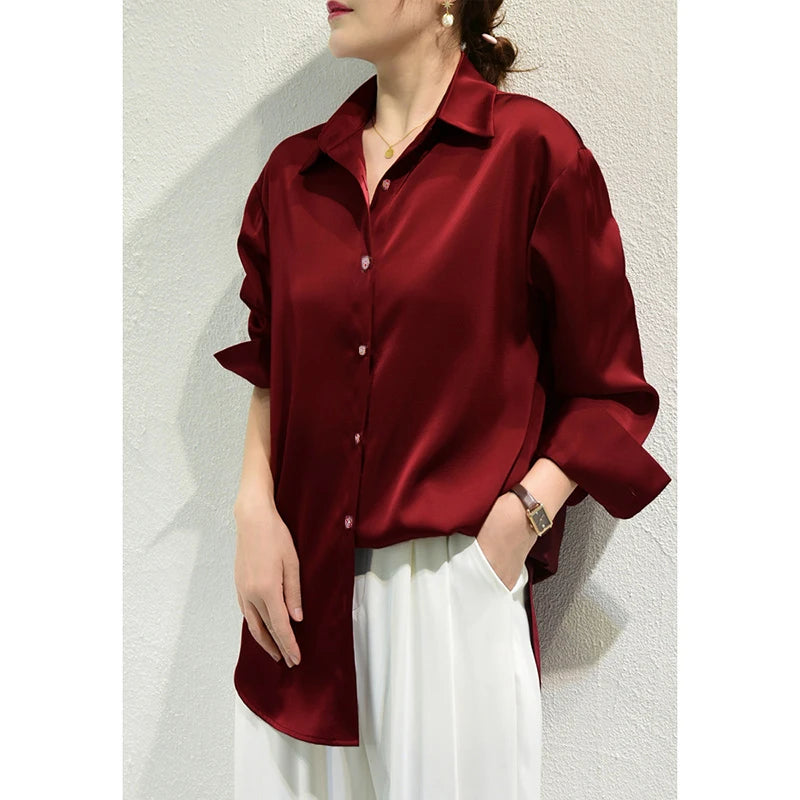 Everyday Satin Elegance Shirt