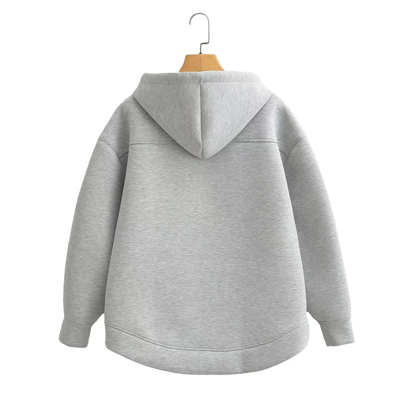 Oversized Street Zip Hoodie
