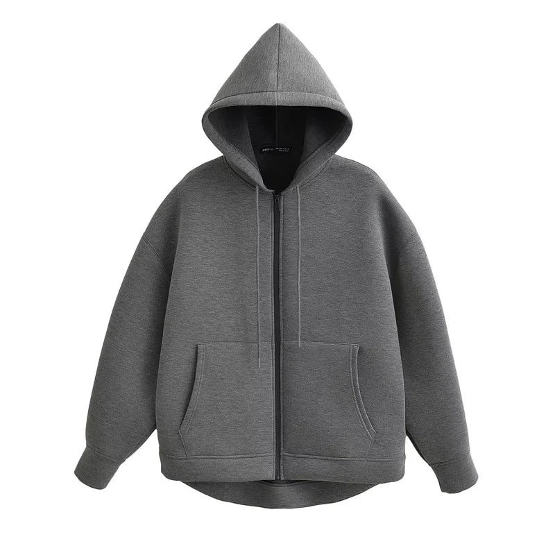 Oversized Street Zip Hoodie