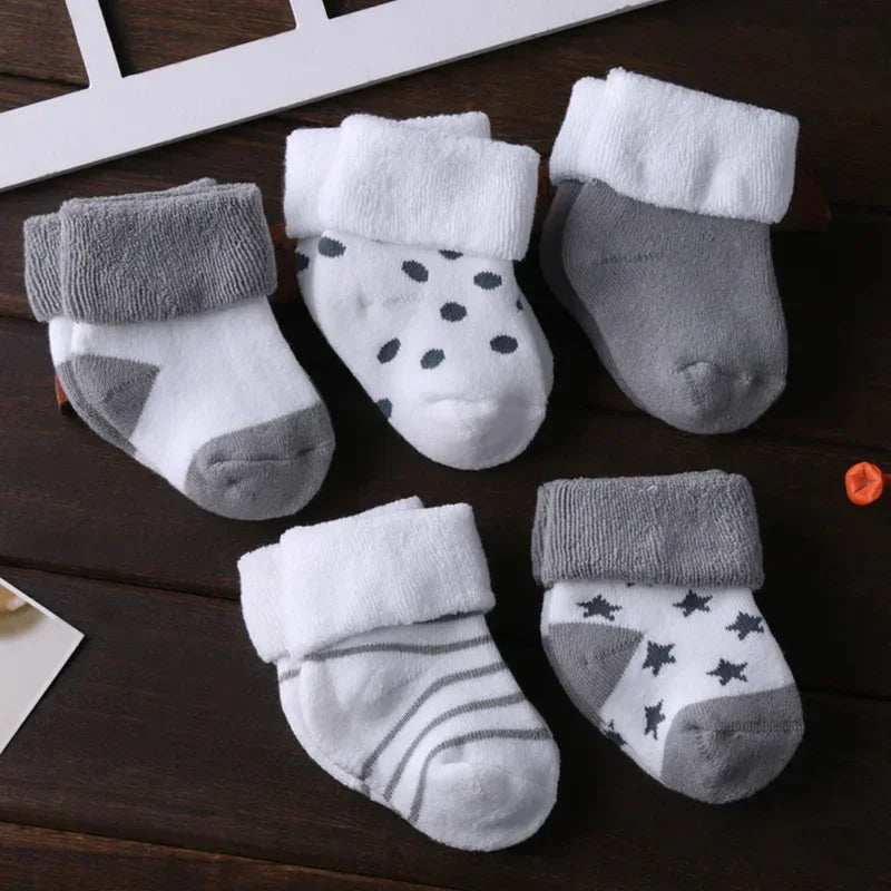 5Pairs/lot unisex Non-Skid Baby Shoe Socks 0-12months Cotton baby boy girls meia infantil cheap stuff