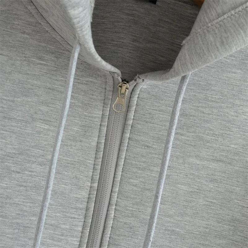 Oversized Street Zip Hoodie