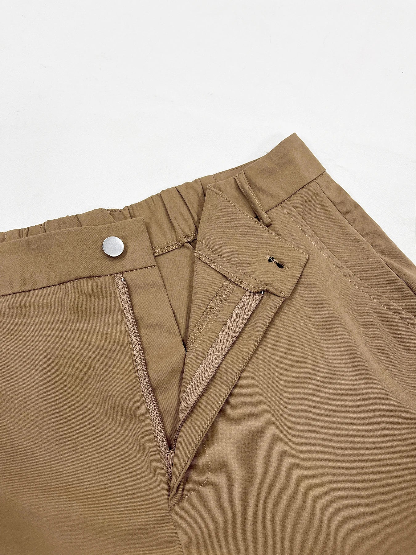 Utility High-Waist Cargo Trousers