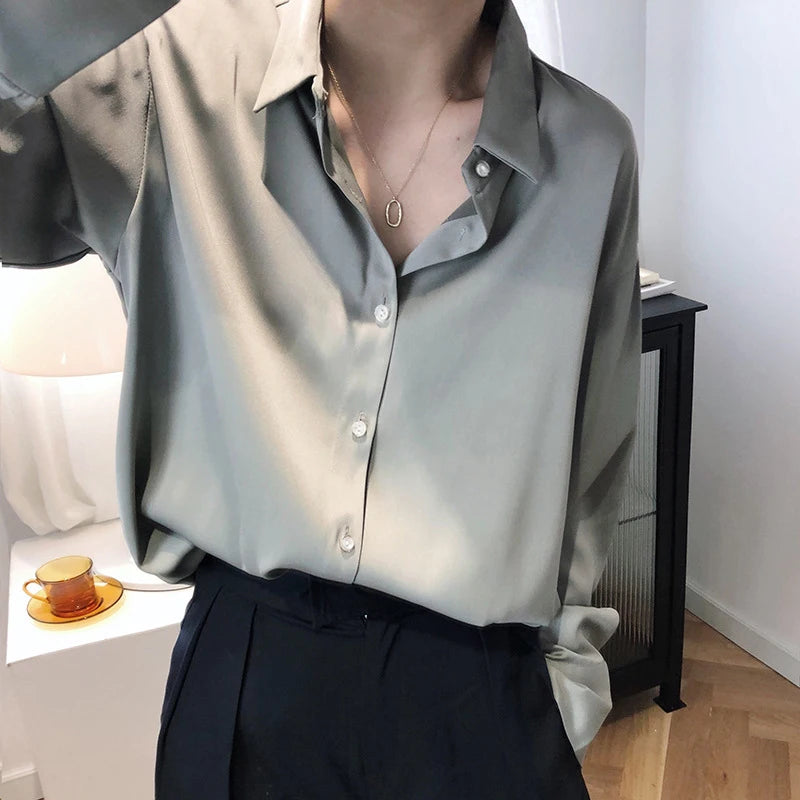 Everyday Satin Elegance Shirt