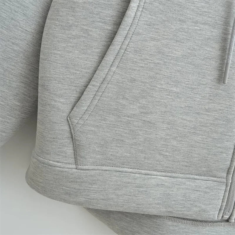 Oversized Street Zip Hoodie