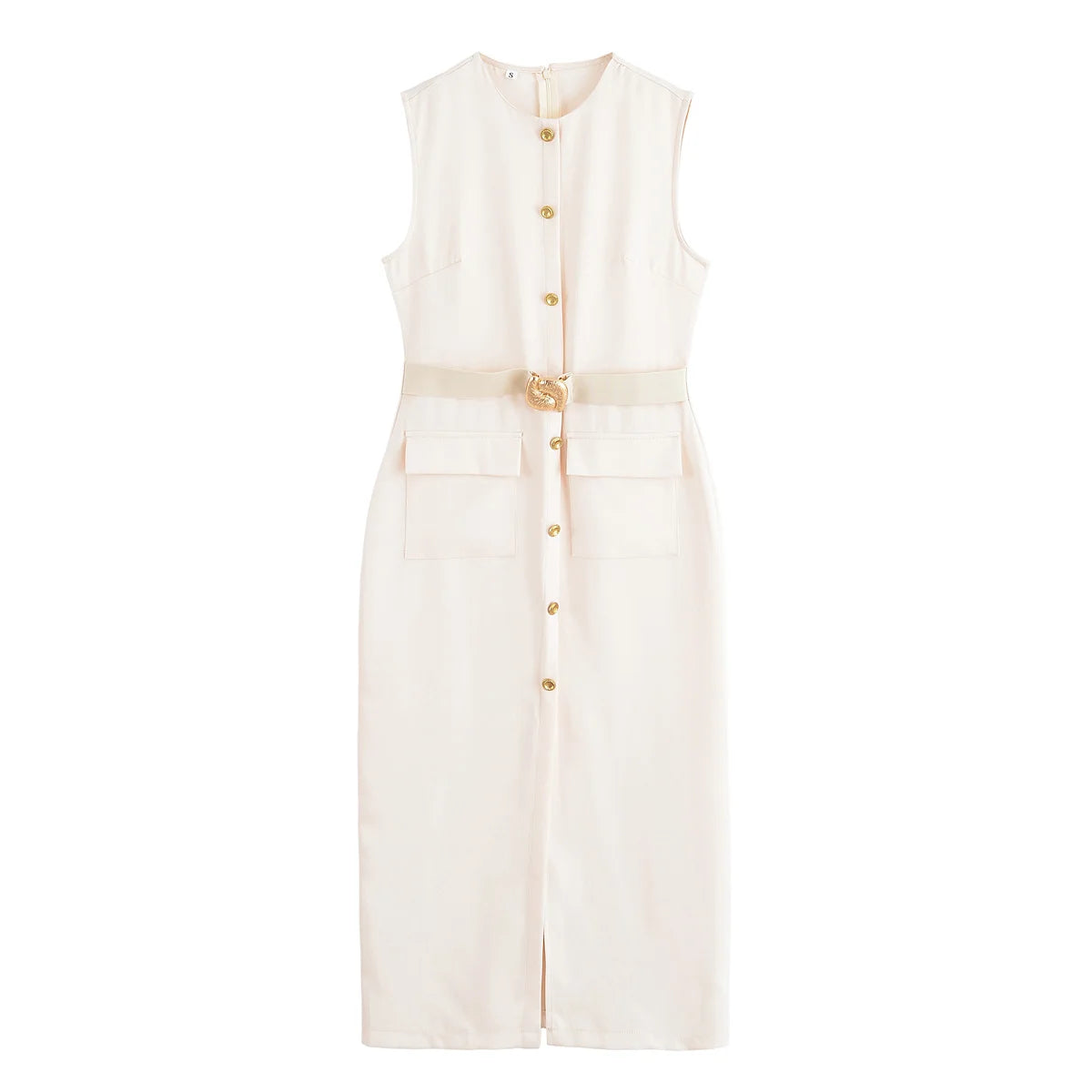 Modern Denim Midi Dress