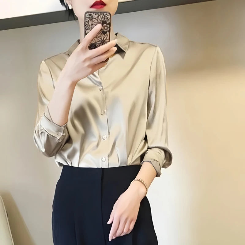 Everyday Satin Elegance Shirt