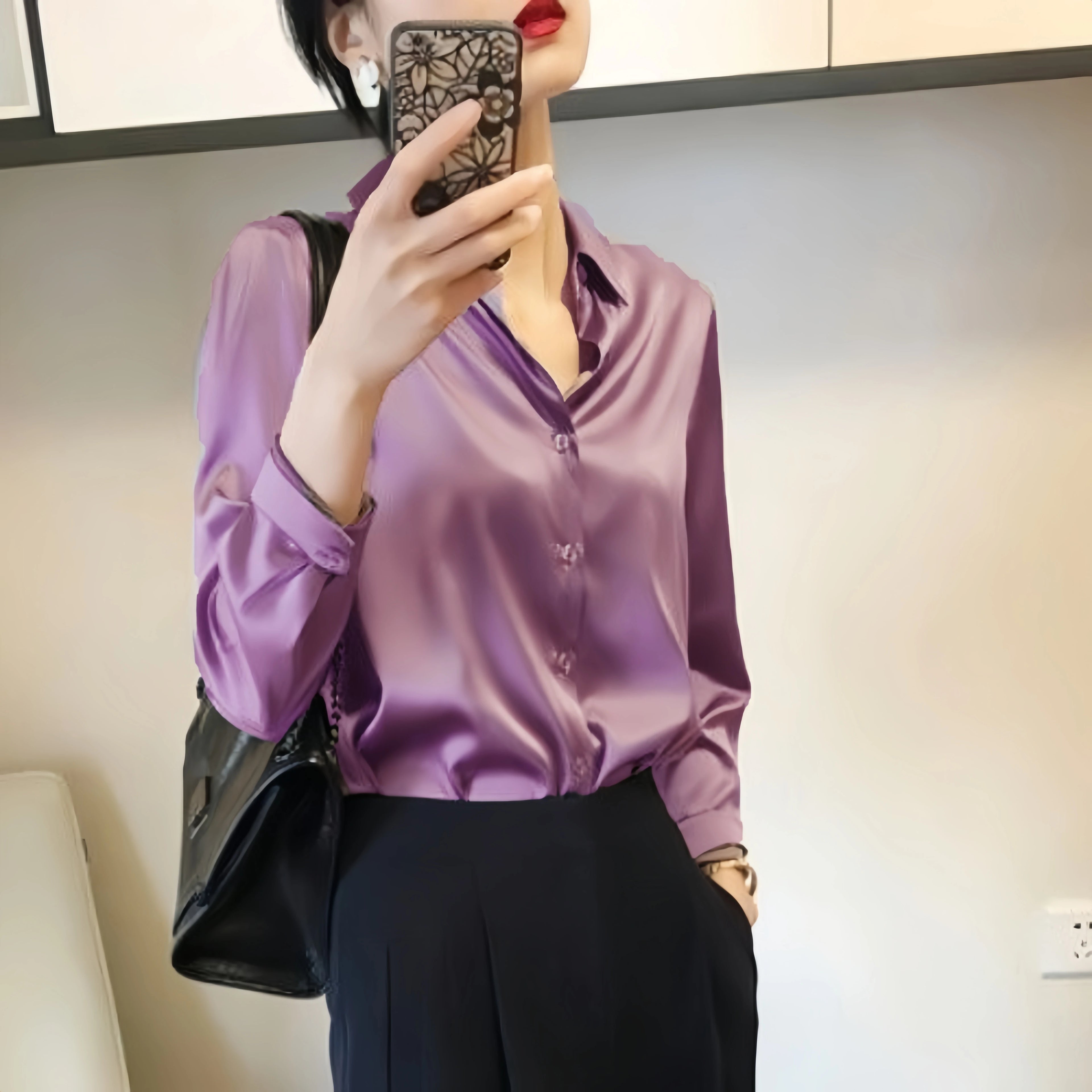 Everyday Satin Elegance Shirt
