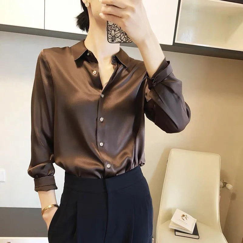 Everyday Satin Elegance Shirt