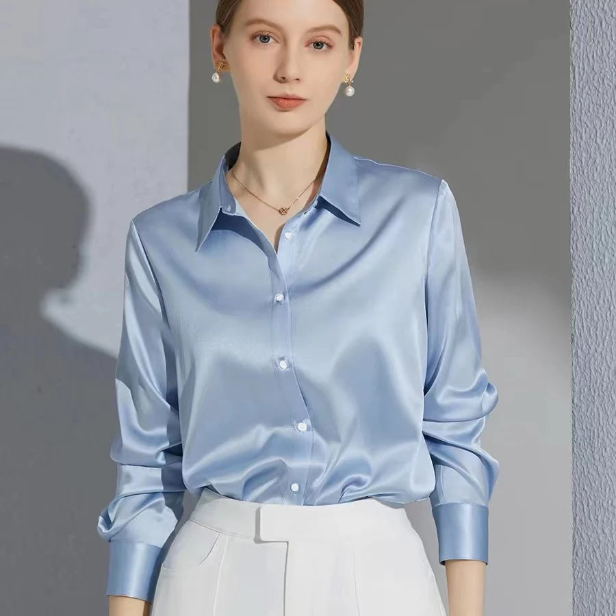 Everyday Satin Elegance Shirt