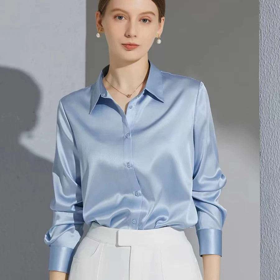 Everyday Satin Elegance Shirt