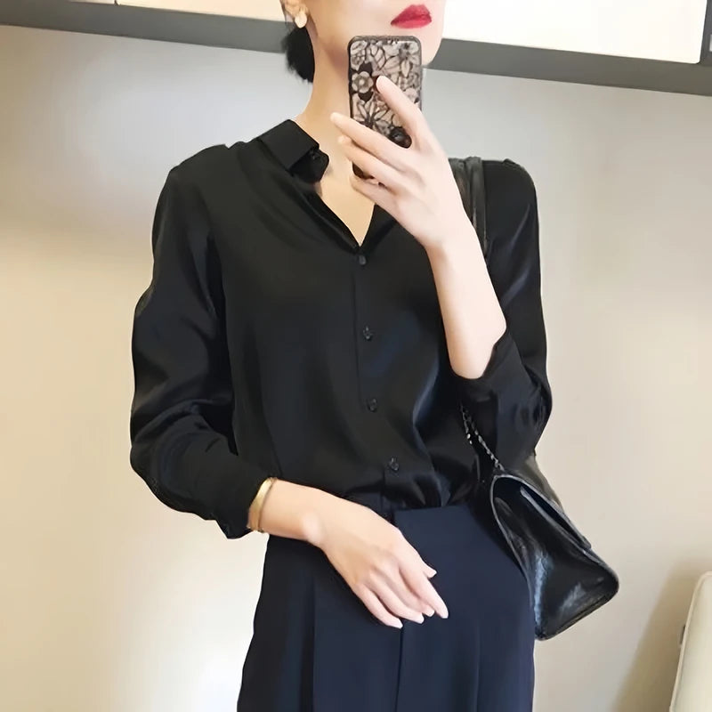 Everyday Satin Elegance Shirt